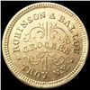 Image 1 : 1863 Robinson & Ballou Troy, NY Store Coin UNC