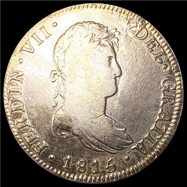 1815 Spain 8 Reales NEARLY UNCIRCULATED
