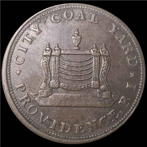 1833 Hard Times Token Ephraim Hathaway UNC