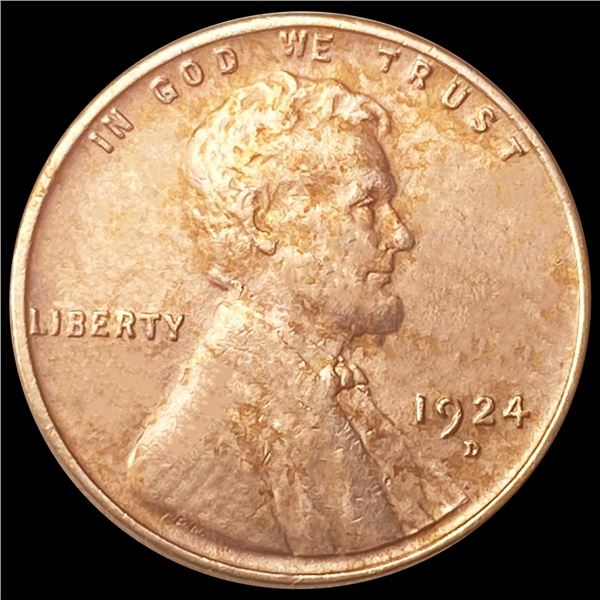1924-D Wheat Cent NEARLY UNCIRCULATED