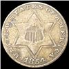 Image 1 : 1854 Silver Three Cent CLOSELY UNCIRCULATED