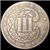 Image 2 : 1854 Silver Three Cent CLOSELY UNCIRCULATED