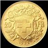 Image 2 : 1922-B Swiss 20 Francs GEM BU