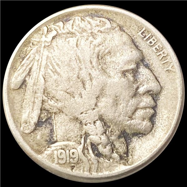 1919-S Buffalo Nickel ABOUT UNCIRCULATED