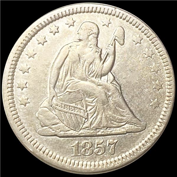 1857 Seated Liberty Quarter UNCIRCULATED