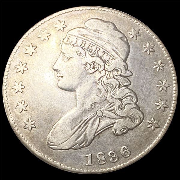 1836 Capped Bust Half Dollar NEARLY UNCIRCULATED