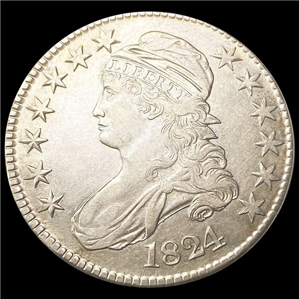 1824 Capped Bust Half Dollar UNCIRCULATED