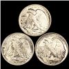 Image 2 : (3) Walking Liberty Half Dollars UNCIRCULATED