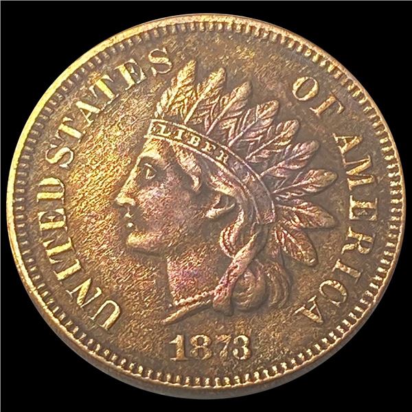 1873 Indian Head Cent CLOSELY UNCIRCULATED