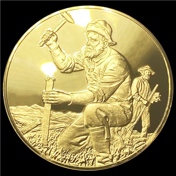 Gold and Silver Sterling Butte, MN Coin GEM BU