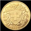 Image 2 : 1914-B Swiss 20 Francs GEM BU
