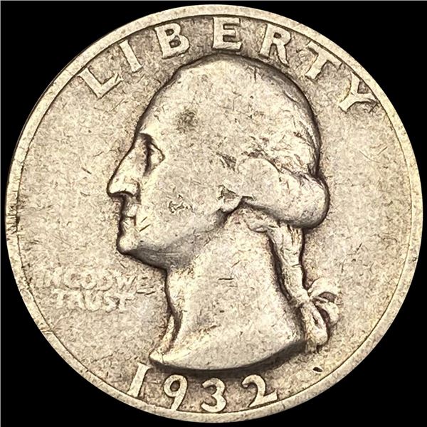 1932-S Washington Silver Quarter ABOUT UNC