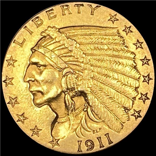 1911 $2.50 Gold Quarter Eagle UNCIRCULATED