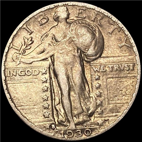 1930-S Standing Liberty Quarter NEARLY UNC