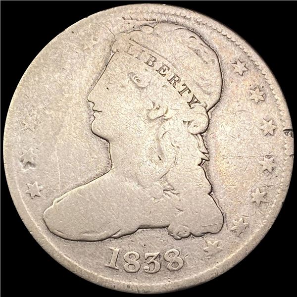 1838 Capped Bust Half Dollar NICELY CIRCULATED