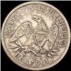 Image 2 : 1853 Arws & Rays Seated Lib Half Dollar NEAR UNC