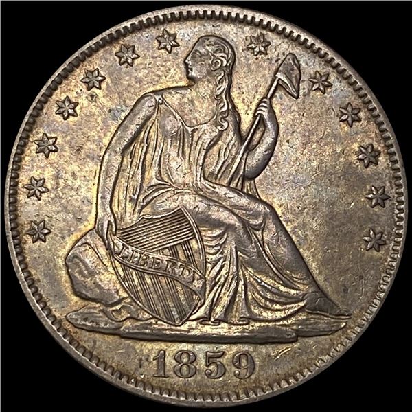 1859-O Seated Liberty Half Dollar UNCIRCULATED