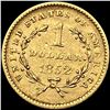 Image 2 : 1852 Rare Gold Dollar UNCIRCULATED