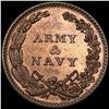 Image 2 : 1863 Army & Navy Token UNCIRCULATED