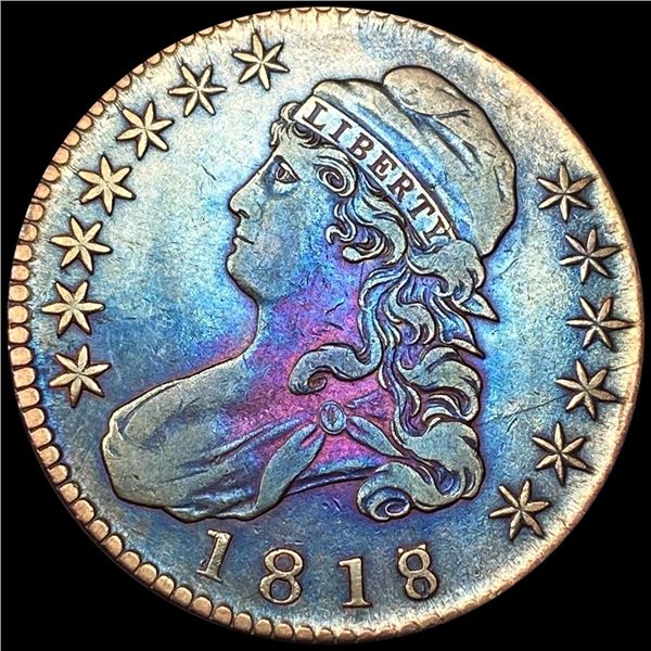1818/7 Capped Bust Half Dollar UNCIRCULATED