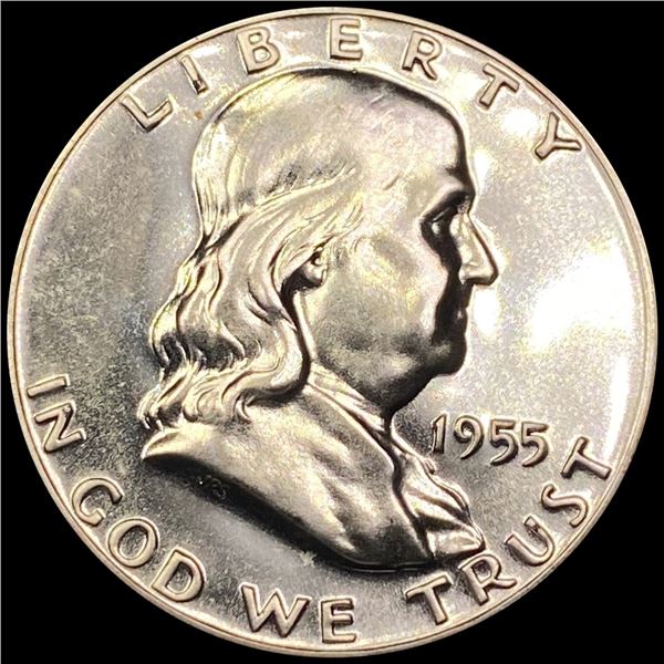 1955 Franklin Half Dollar GEM PROOF