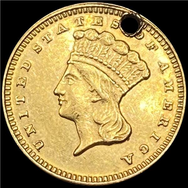 1874 Ty 2 Rare Gold Dollar UNCIRCULATED