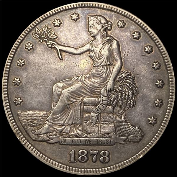 1878-S Silver Trade Dollar CLOSELY UNCIRCULATED