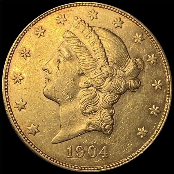 1904-S $20 Gold Double Eagle UNCIRCULATED