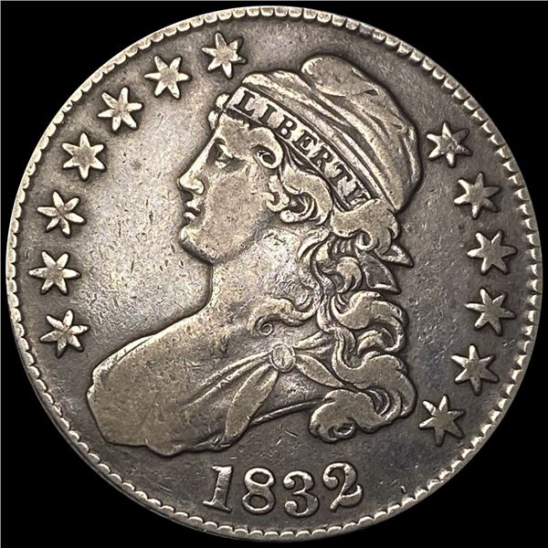 1832 Capped Bust Half Dollar NEARLY UNCIRCULATED