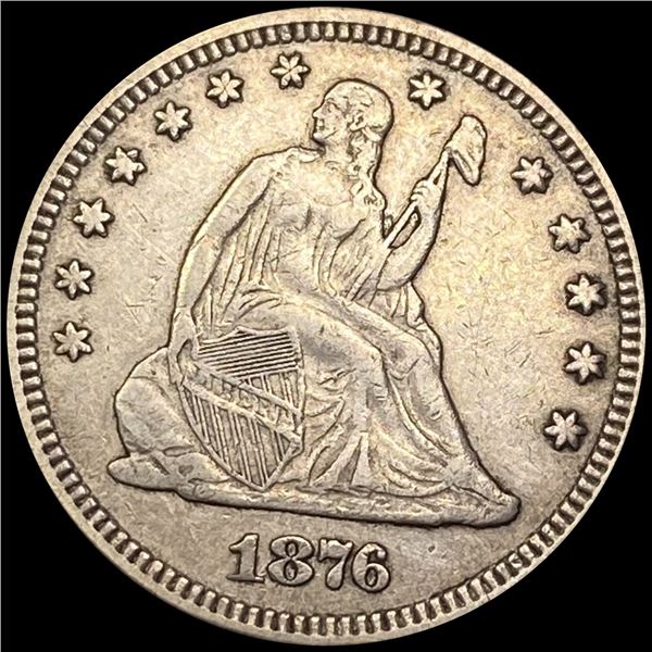 1876 Seated Liberty Quarter CLOSELY UNCIRCULATED