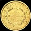 Image 2 : 1850 Rare Gold Dollar CLOSELY UNCIRCULATED