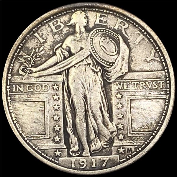 1917 Standing Liberty Quarter NEARLY UNCIRCULATED