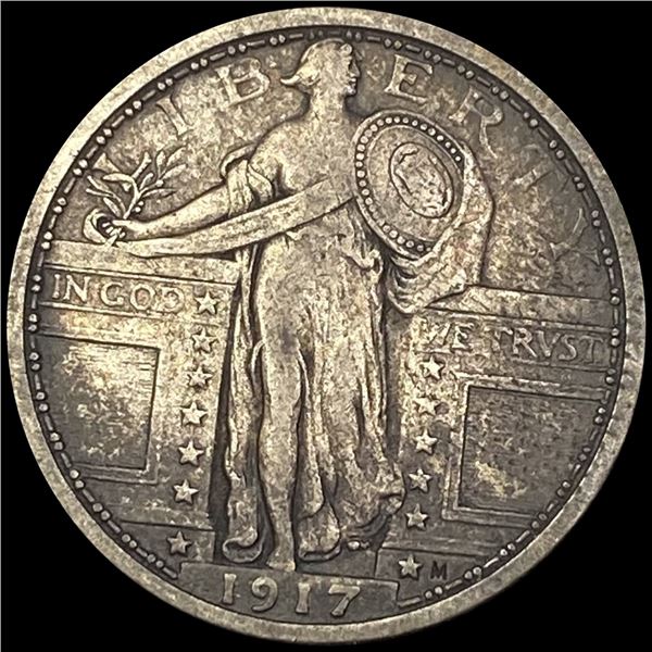 1917 Standing Liberty Quarter NEARLY UNCIRCULATED