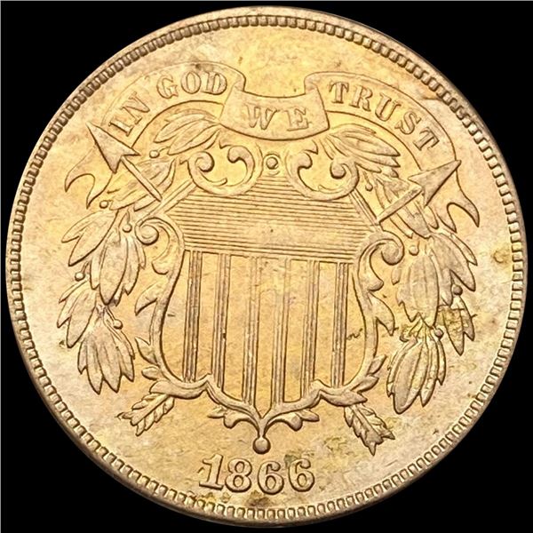 1866 Two Cent Piece UNCIRCULATED