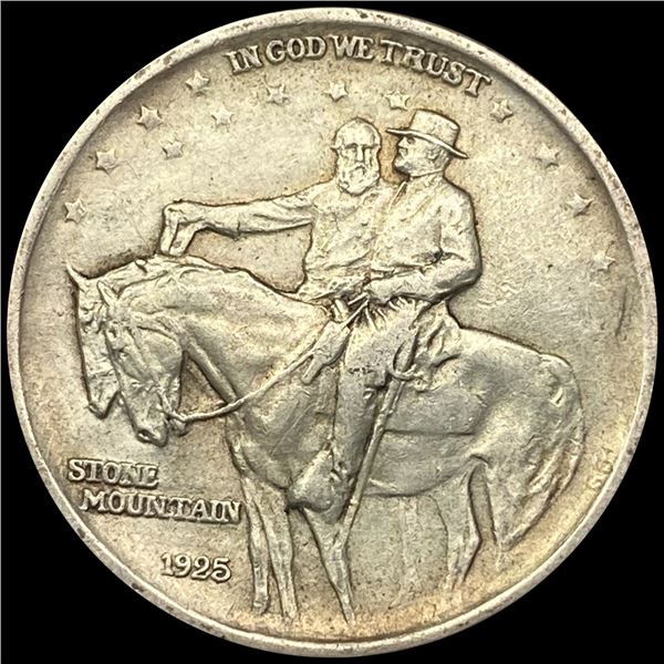 1925 Stone Mountain Half Dollar CLOSELY UNC