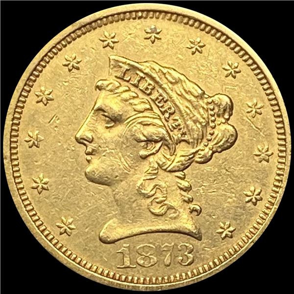 1873 $2.50 Gold Quarter Eagle UNCIRCULATED