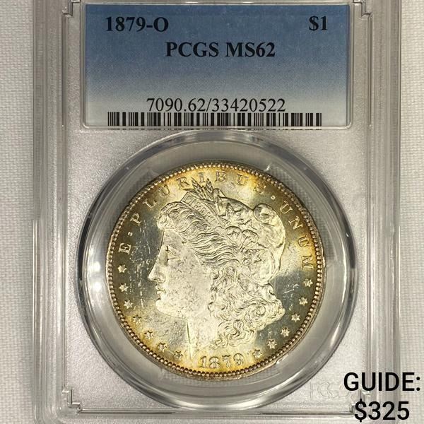 1879-O Morgan Silver Dollar PCGS-MS62