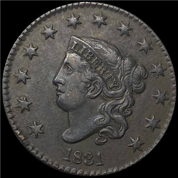 1831 Large Cent NEARLY UNCIRCULATED