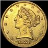 Image 1 : 1881 $5 Gold Half Eagle UNCIRCULATED