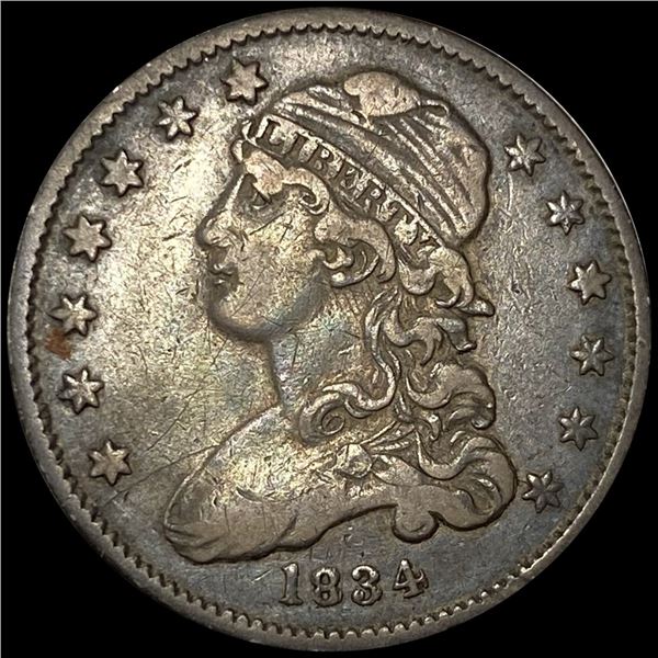 1834 Capped Bust Quarter ABOUT UNCIRCULATED