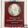 Image 1 : 1893-CC Morgan Silver Dollar REDFIELD MS65