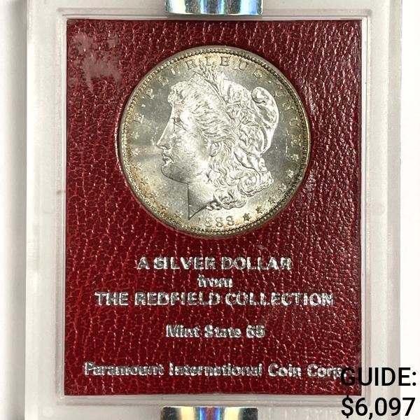 1888-S Morgan Silver Dollar REDFIELD MS65 PL