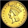 Image 1 : 1873 Ty 3 Rare Gold Dollar UNCIRCULATED