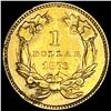 Image 2 : 1873 Ty 3 Rare Gold Dollar UNCIRCULATED
