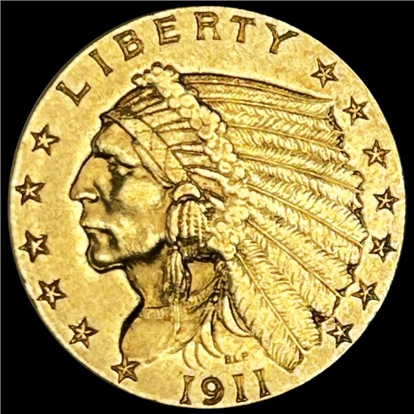 1911 $2.50 Gold Quarter Eagle UNCIRCULATED
