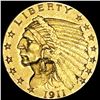 Image 1 : 1911 $2.50 Gold Quarter Eagle UNCIRCULATED