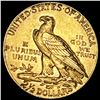 Image 2 : 1911 $2.50 Gold Quarter Eagle UNCIRCULATED