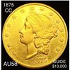 Image 1 : 1875-CC $20 Gold Double Eagle CHOICE AU