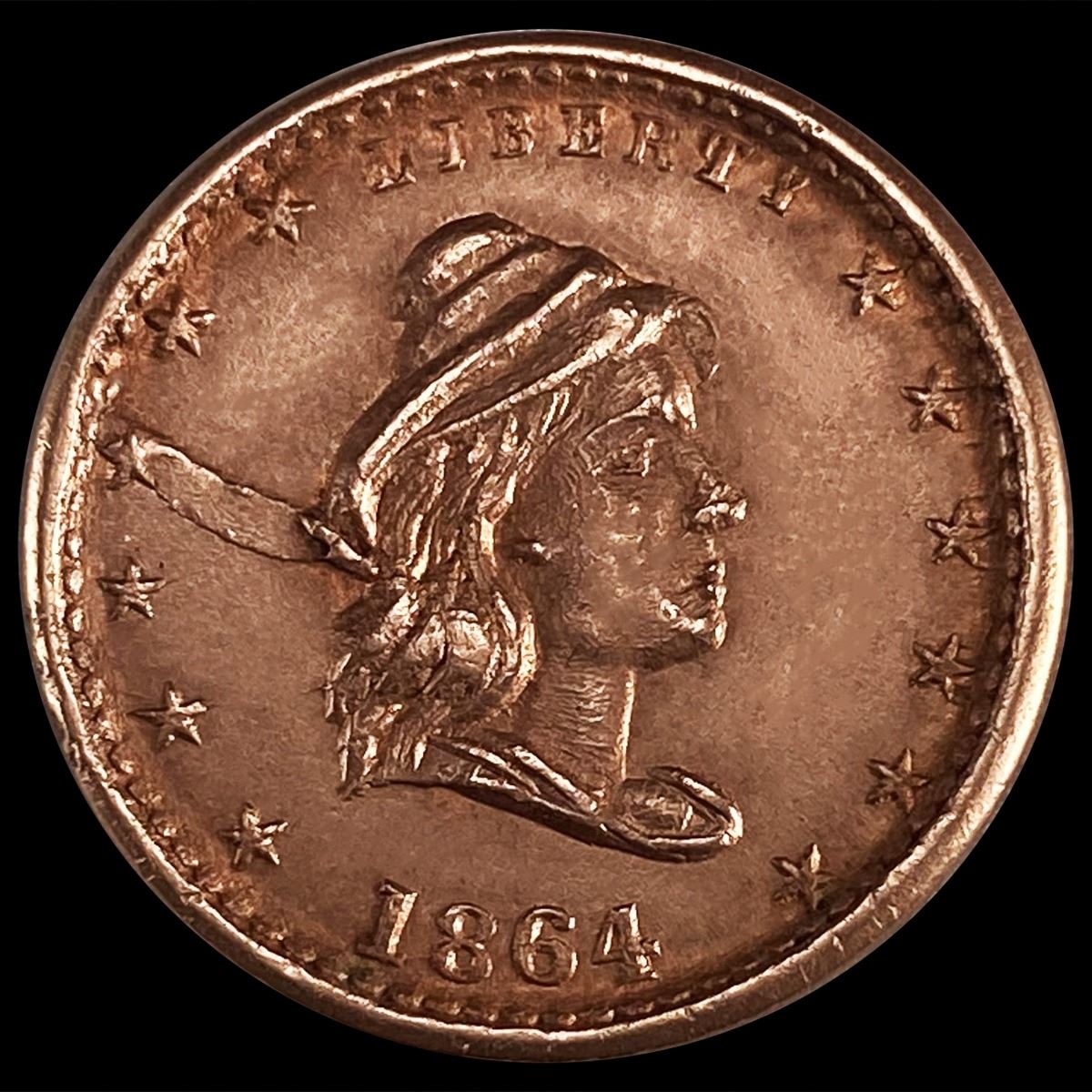 1864 Civil War Army Token UNCIRCULATED