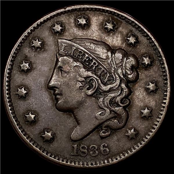 1836 Large Cent CLOSELY UNCIRCULATED